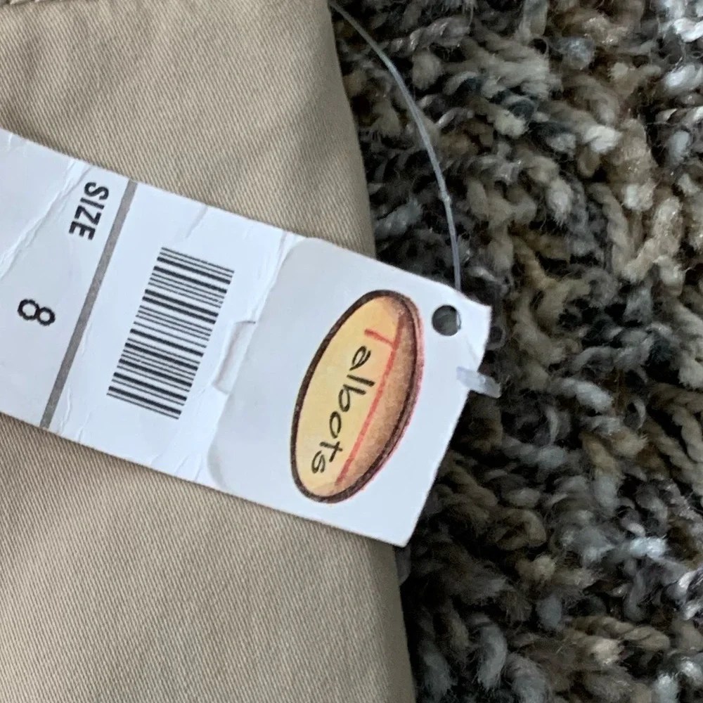 Talbots NWT Women’s Stretch Tan Pants – Classic Straight Leg size 8 - Picture 5 of 5